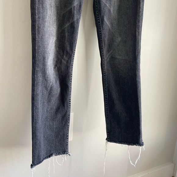 MOTHER Superior The Flirt Chew - Black Wash - Of Cats & Kings Jean - Size 25 - Picture 10 of 12